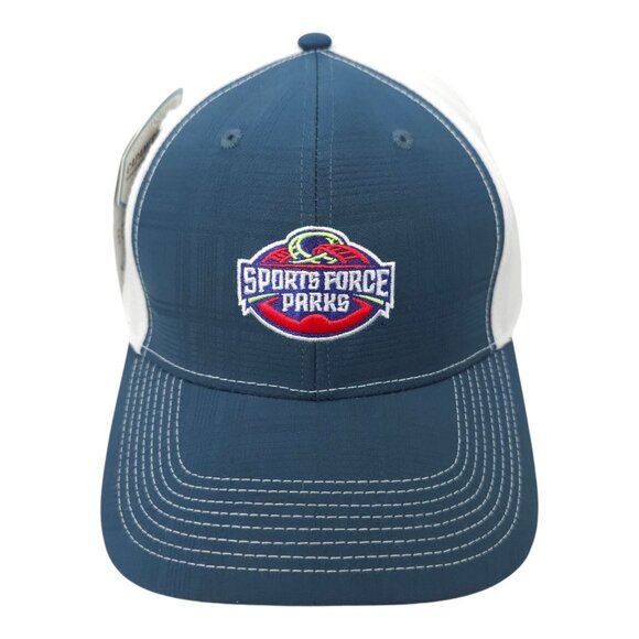 Sports Force Parks Strapback Cap Trucker Baseball Embroidered Logo Hat NEW - Picture 1 of 13